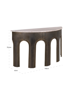 Console Sanchis brass antique 2