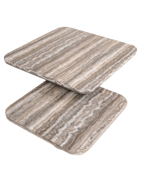 Mesa de centro Dulce cinzento (denizly) (Conjunto de 2)