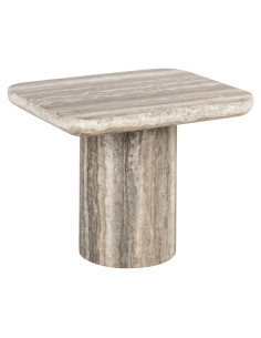 Table d'appoint marbrée grise DENIZLY