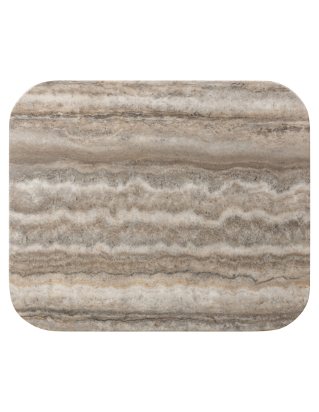 Tabella laterale marmorizzata grigia