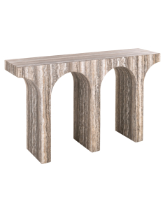 Denizly Gray Marbled Console