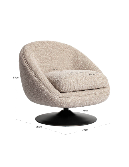 Natural Natural Lounge Armchair