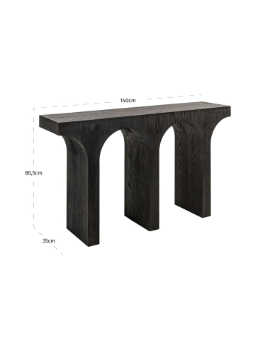 Console brun foncé ASHFORD