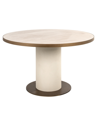 Tavolo da pranzo rotondo bianco Tivoli 130ø