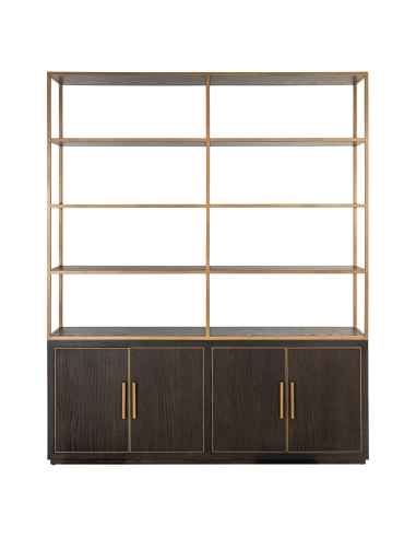Vetrina marrone 4 porte Carter