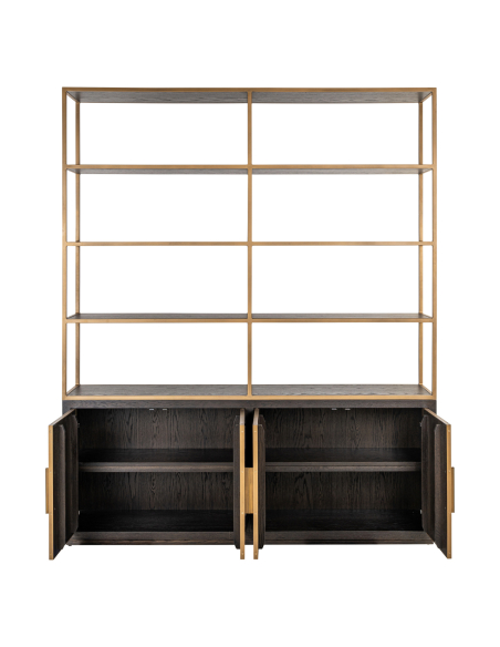 Vetrina marrone 4 porte Carter