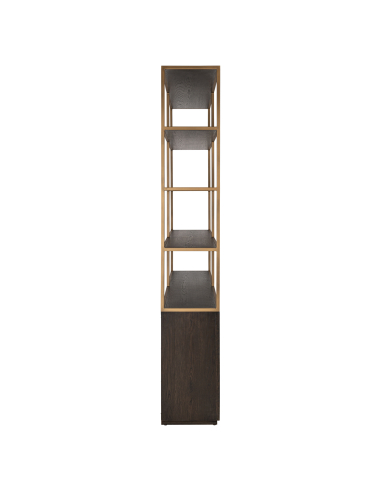 Brown showcase 4 doors Carter
