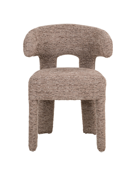 Silla de comedor de Nerio Linear Moka