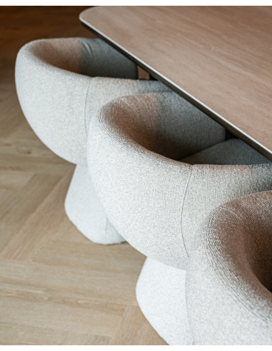 Biscotti Quirio swivel dining room chair
