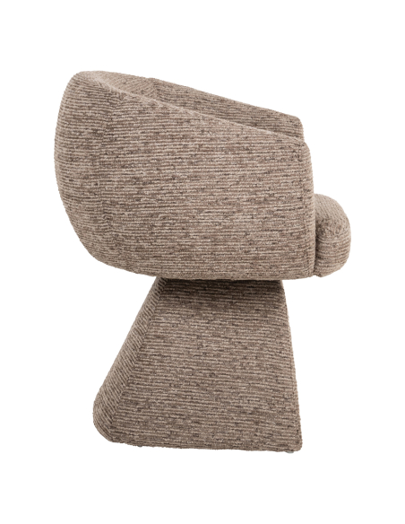 Quirio Linear Moka Linear Pivoting Room Chair