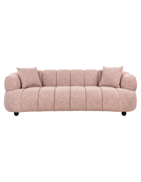 Sofá-sofá-cama rosa amelia
