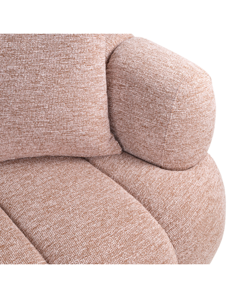 Sofá-sofá-cama rosa amelia