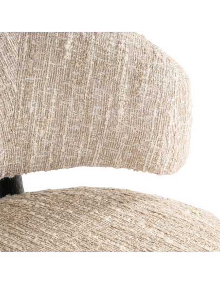 Beige Angora Ornella Lounge Sillón