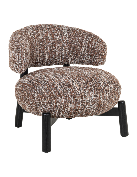 Sessel-Lounge Brown-Haselnut Ornella
