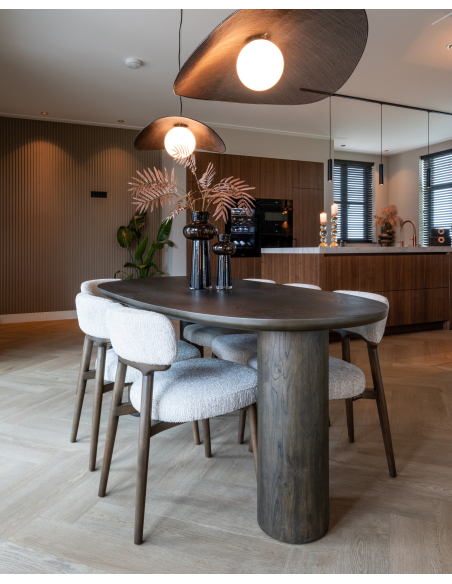 Ellington 230 brown dining table