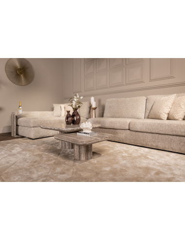 Mesa de centro Dulce cinzento (denizly) (Conjunto de 2)