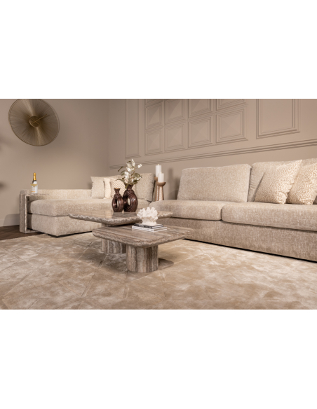 Mesa de centro Dulce cinzento (denizly) (Conjunto de 2)