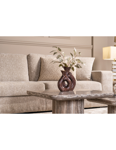 Mesa de centro Dulce cinzento (denizly) (Conjunto de 2)