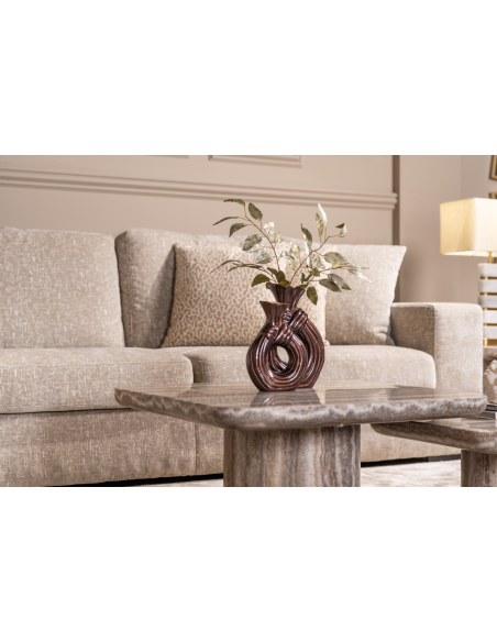 Mesa de centro Dulce cinzento (denizly) (Conjunto de 2)