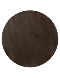 Brown Oak Round Top Table and Harper Harper Marble Foot H91 2