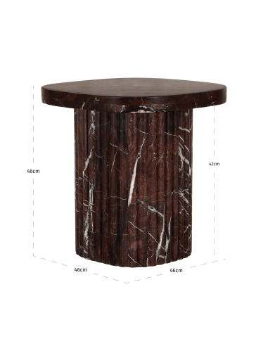 Table d'appoint bourgognes ORCHID