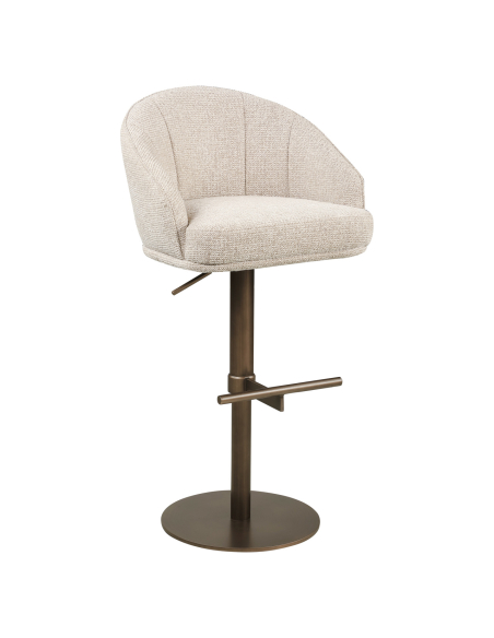 Beverly Natural Swivel Bar Stool
