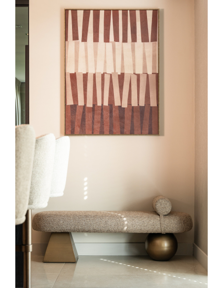 Banc tweed marron Alexander Jones GENEVA