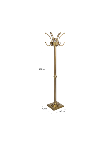 Darwy Antique Brass Coat Holder
