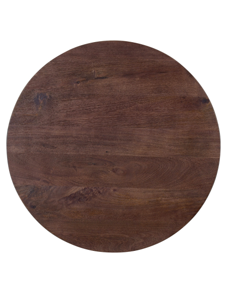 Spicy Brown Bistro Table Baldwin 80Ø