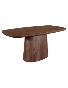 Table de comptoir brun épicé BALDWIN