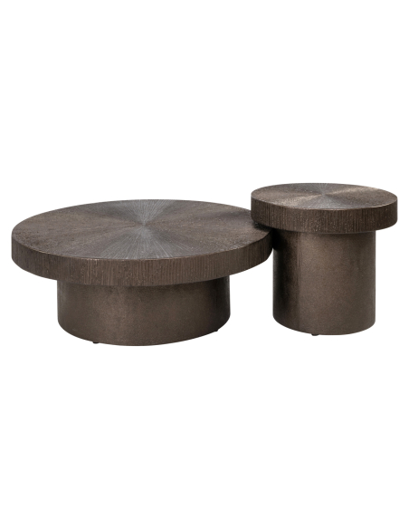 Lindo Bronze salontafel (set van 2)