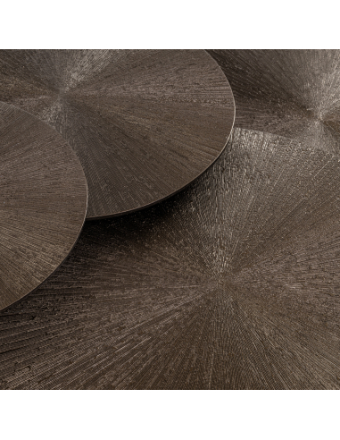 Bronze Quadra-salontafel (Set van 4)