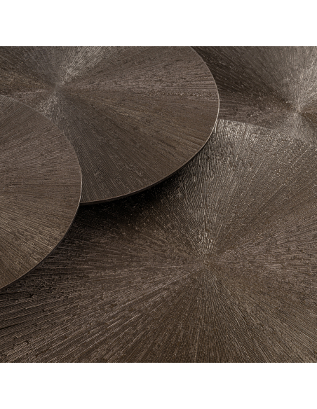 Bronze Quadra-salontafel (Set van 4)