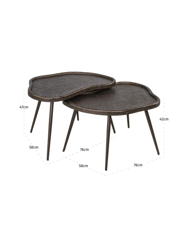 Bronze Bronze Bean (Set van 2)