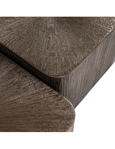 Cubic Bronze salontafel (Set van 3)