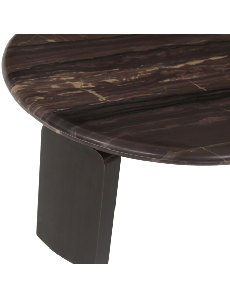 Mesa de café de Borgoña Menton (conjunto de 2)