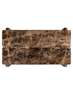 Mesa de café marrom escuro de Lagrasse 2