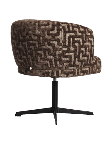 Brown-Swivel-Esszimmerstuhl-Labyrinth-Dinan