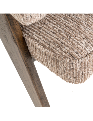 Silla de comedor Mori Linear Mocha