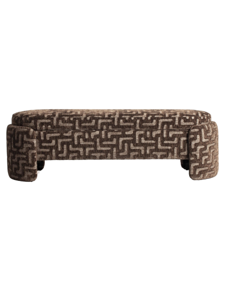 Brown Bench Labyrinth with Cupid Storage