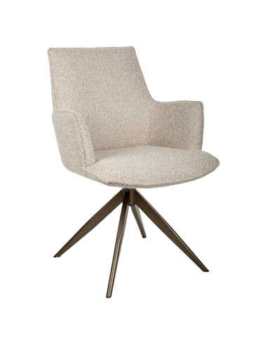 Dakota Natural Swivel Dining Room Chair