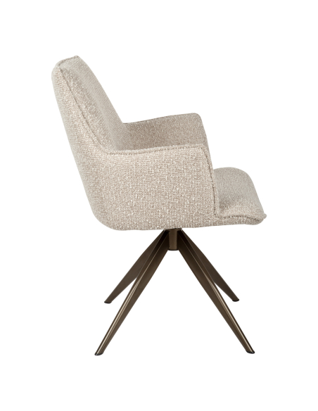 Dakota Natürlicher Swivel-Esszimmerstuhl