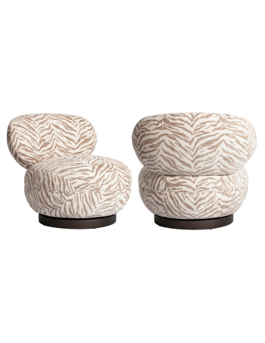 Jace Beige Swivel Lounge Sillón