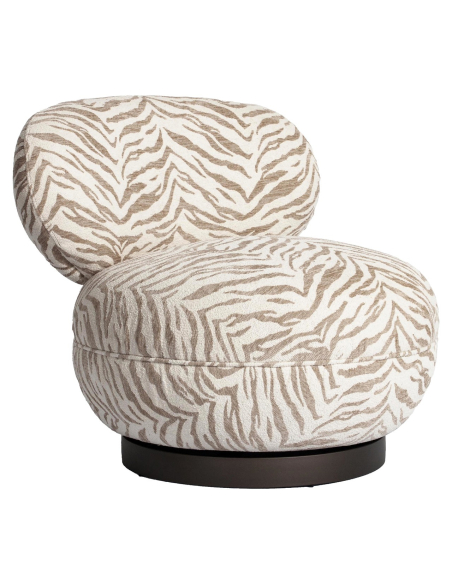Jace Beige Swivel Lounge Sillón