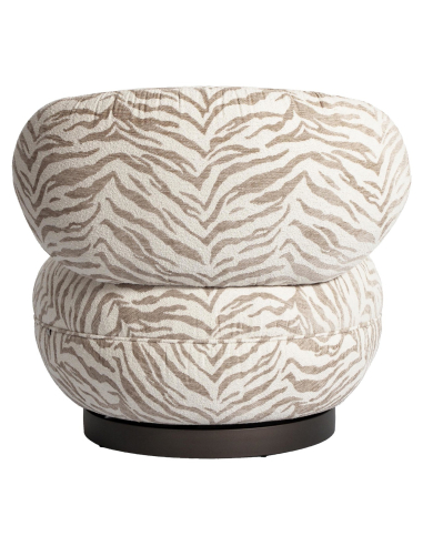 Jace Beige Swivel Lounge Fauteuil