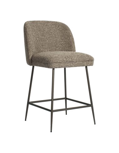 Tweed Brown Pullitzer Tweed Counter Stool
