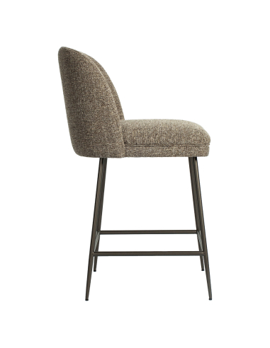 Sgabello da banco Tweed Brown PullItzer Tweed