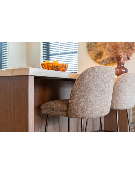 Tweed Brown Pullitzer Tweed Counter Stool