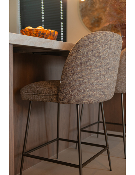 Tweed Brown Pullitzer Tweed Taburete