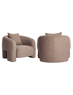 Chic Moka Toscane lounge stoel
